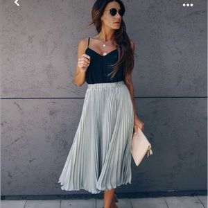 Pleated skirt vici